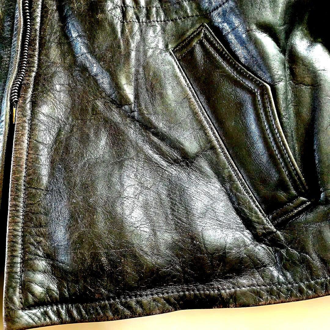 40s Vintage レザージャケット シングルライダース モーターサイクル