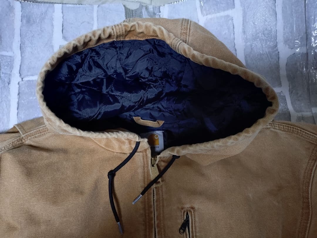 【Carhartt】【希少XLサイズ】【アクティブ】【キャメル】鬼フェード