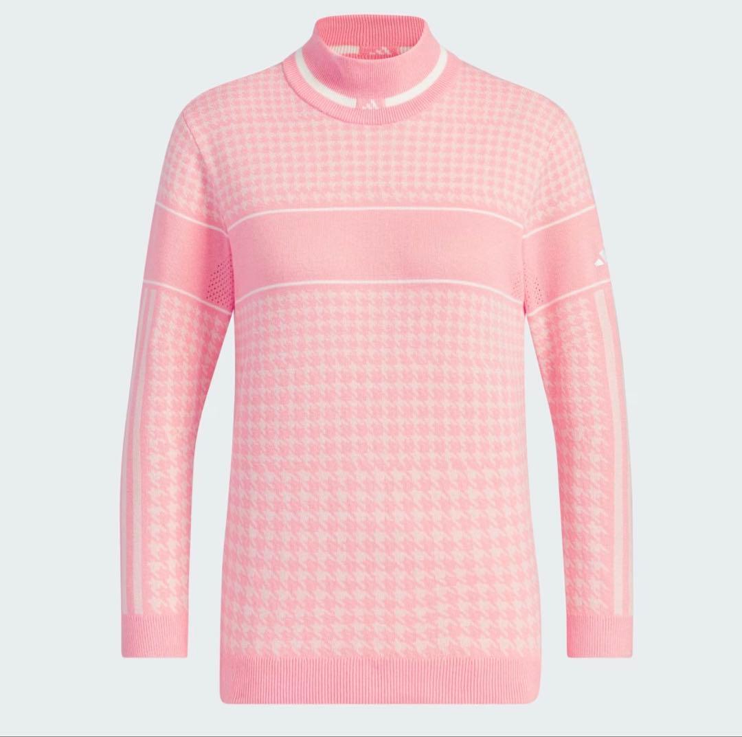 【新品Mサイズ】adidasゴルフ プライムニット モックネック セーター