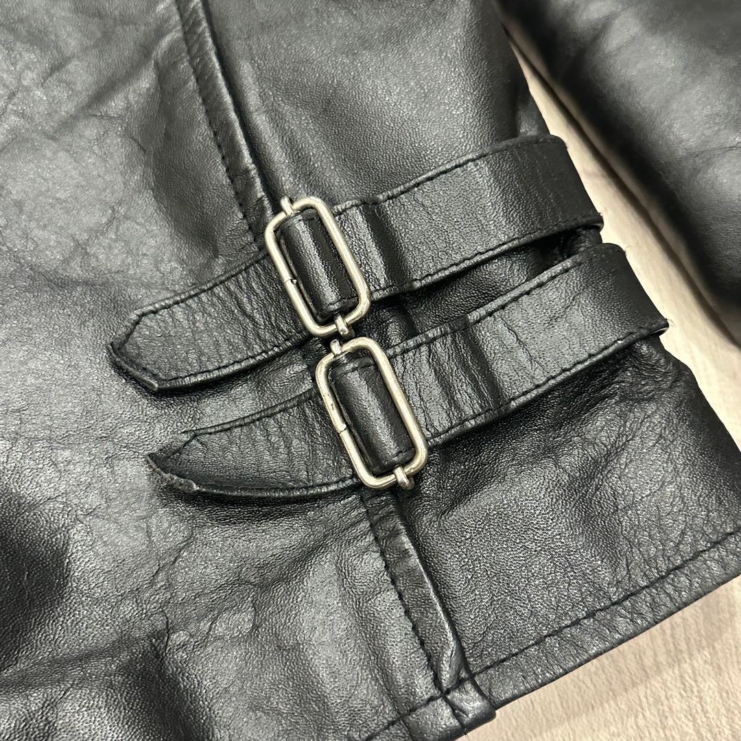 HORN WORKS シングルライダースジャケット 本革 レザー 黒 Mサイズ