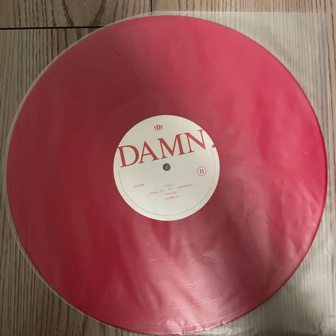 Kendrick Lamar DAMN. クリアレッドレコード　サイン入り