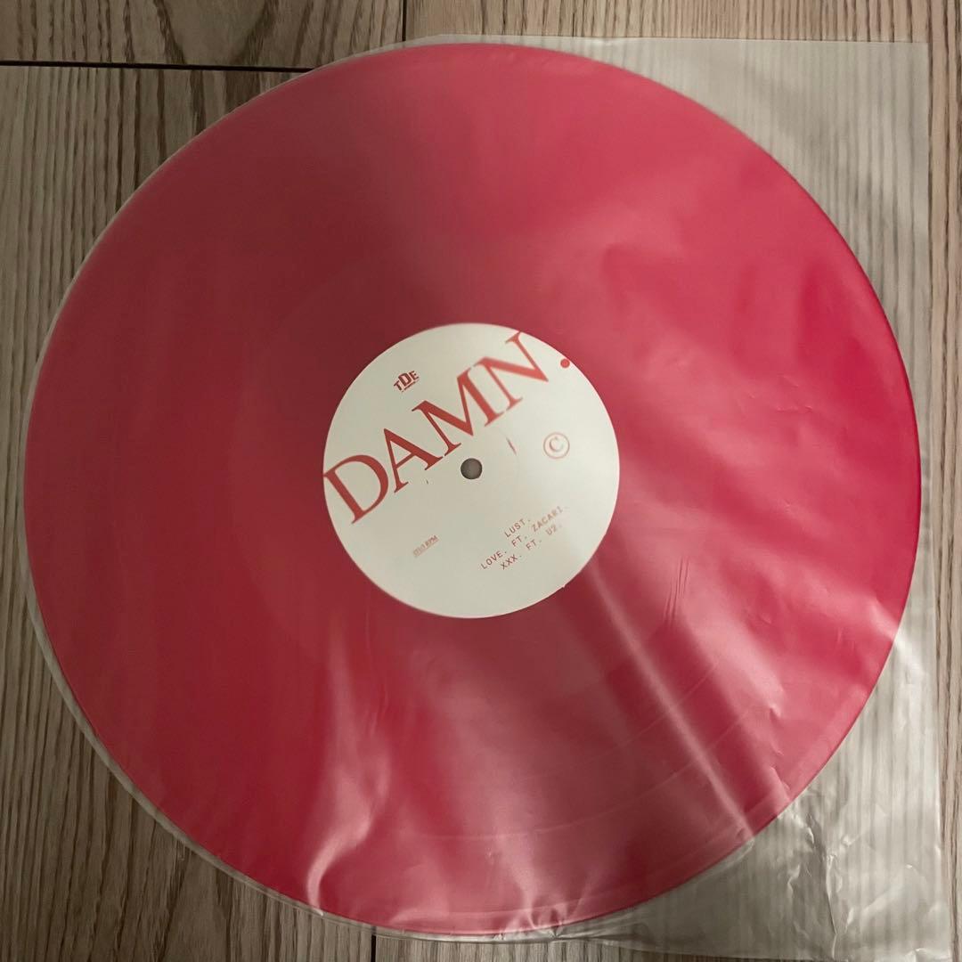 Kendrick Lamar DAMN. クリアレッドレコード　サイン入り