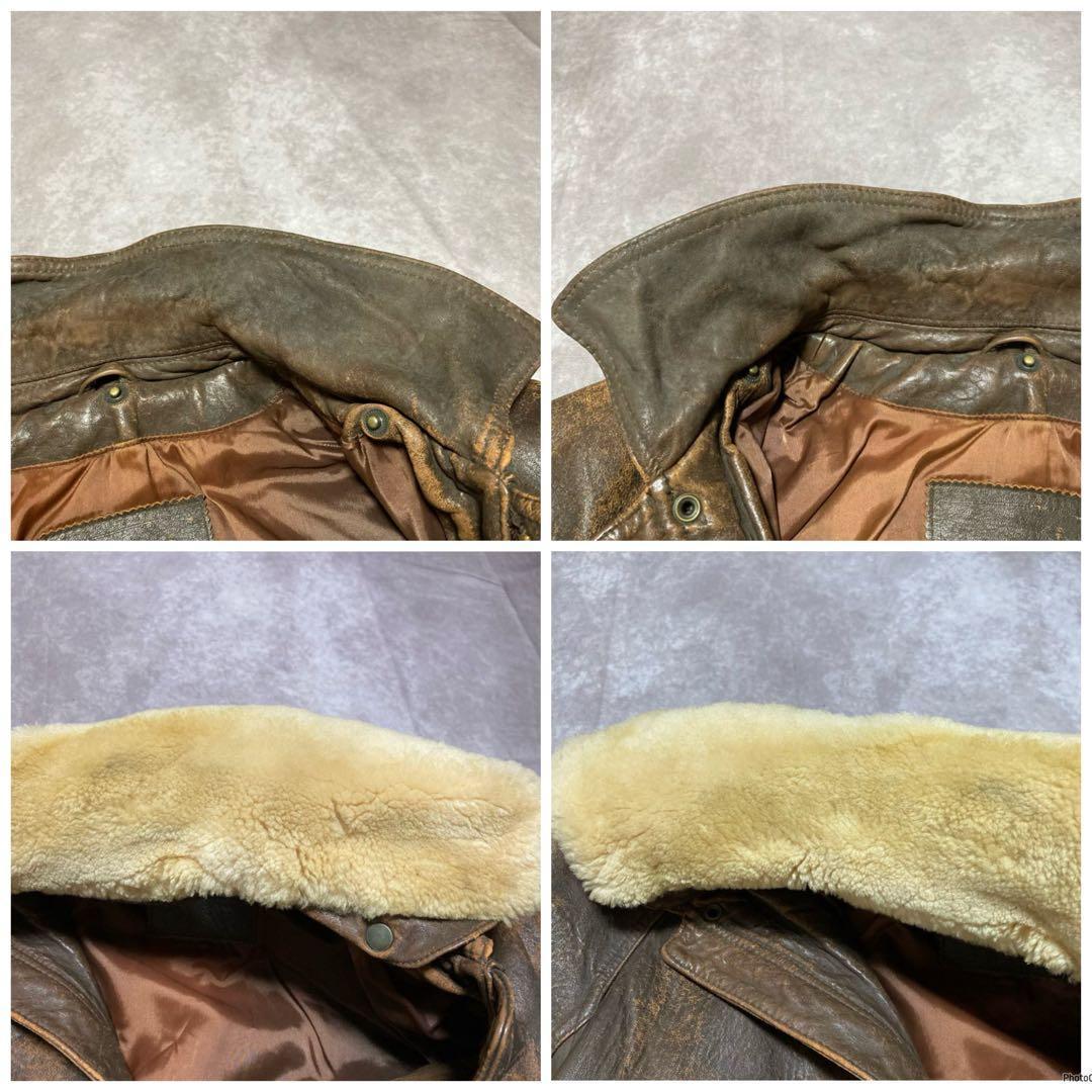 moda italiana （L） G-1　フライトジャケット　シープレザー