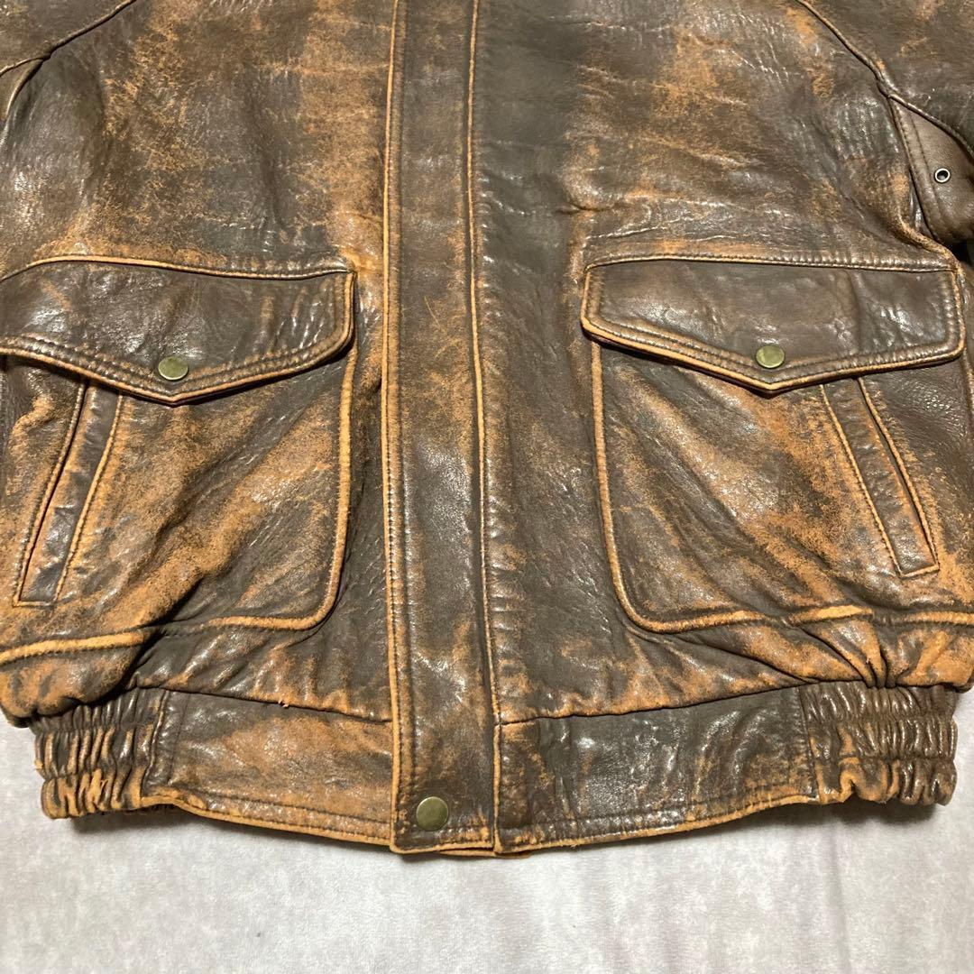 moda italiana （L） G-1　フライトジャケット　シープレザー