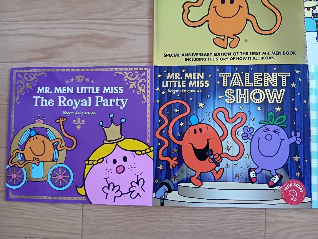 正規品 新品 Mr. Men 大きいサイズ 10冊セット 幼児 洋書 英語 絵本