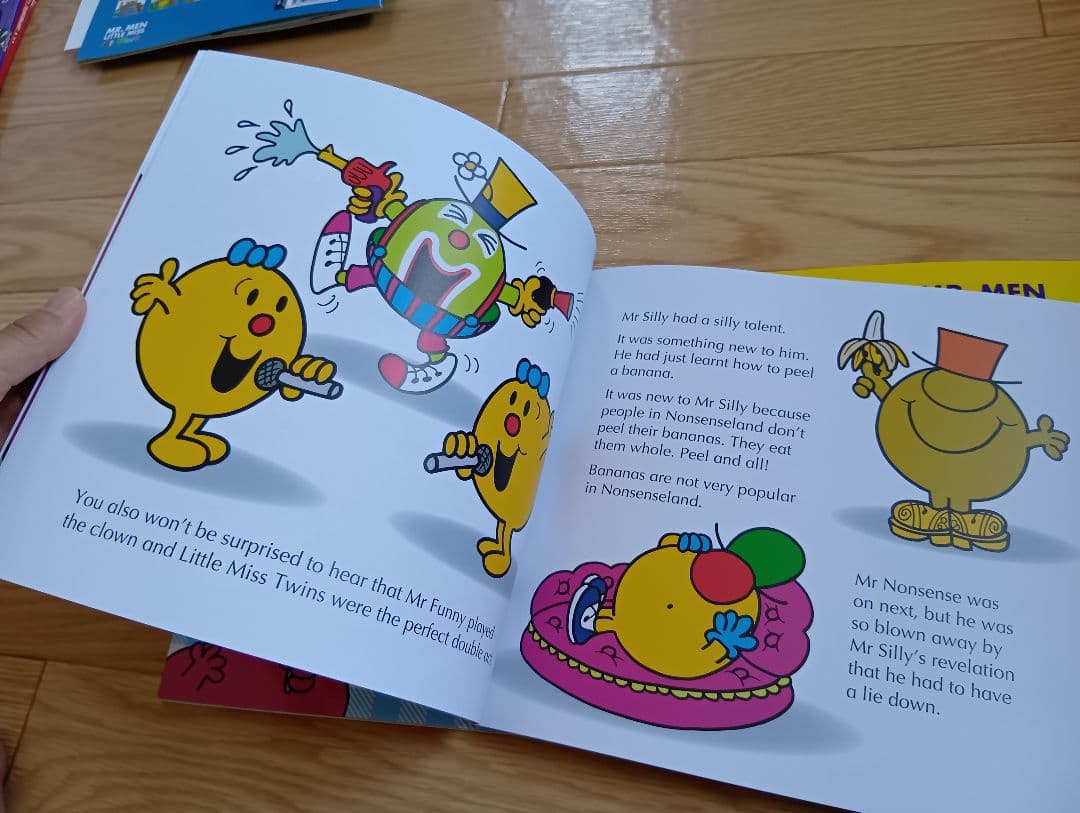 正規品 新品 Mr. Men 大きいサイズ 10冊セット 幼児 洋書 英語 絵本