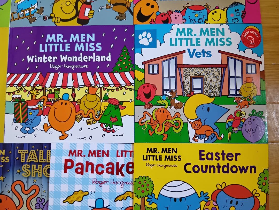 正規品 新品 Mr. Men 大きいサイズ 10冊セット 幼児 洋書 英語 絵本