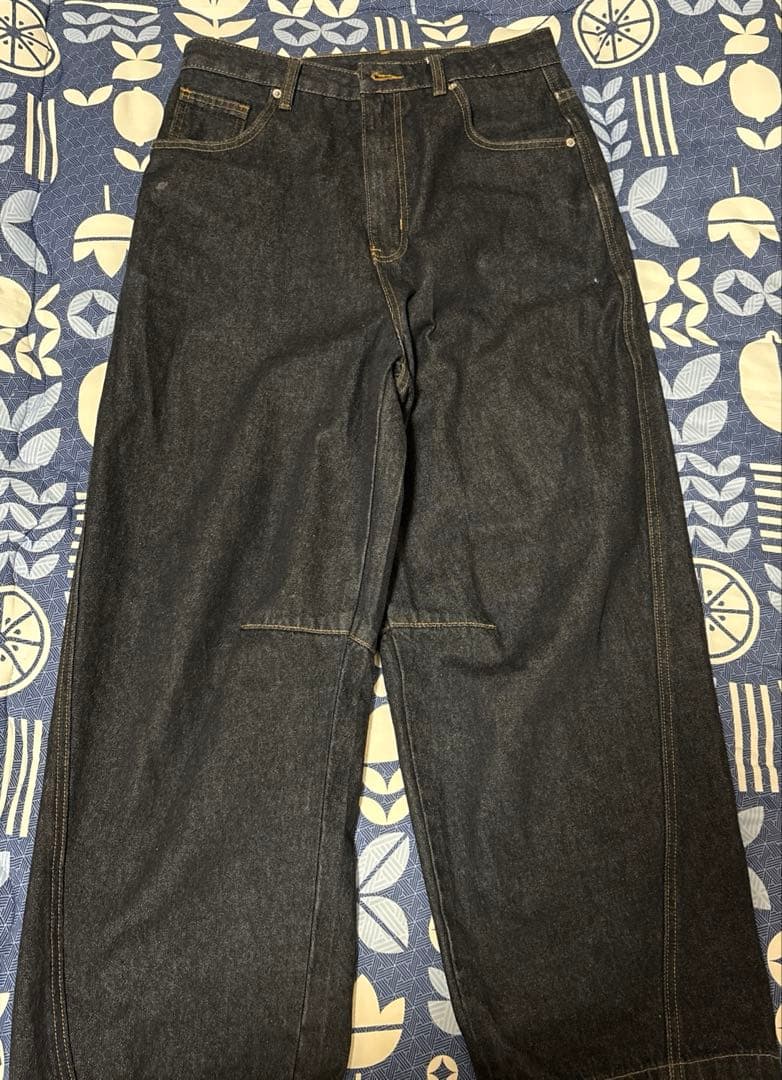 希少NORIMID リジットスーパーバギーデニム -Navy-
