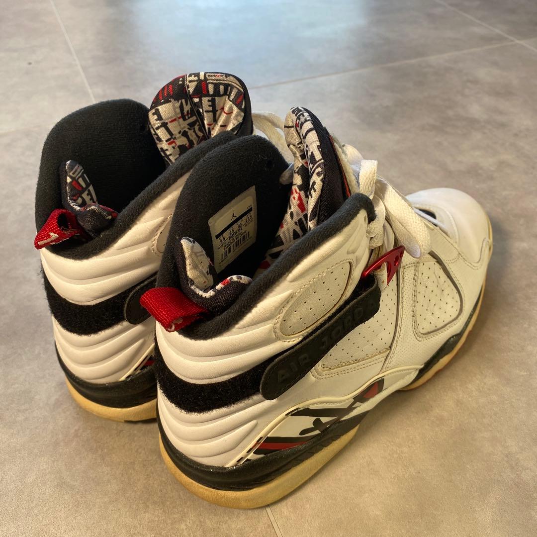 Air Jordan 8 ホワイト/レッド/ブラックALTERMATE