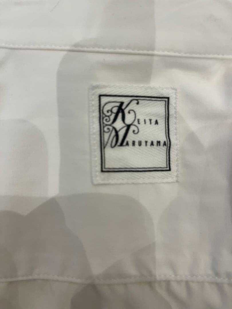 ケイタマルヤマホワイトシャツkeitaenfoldtomocabansacai