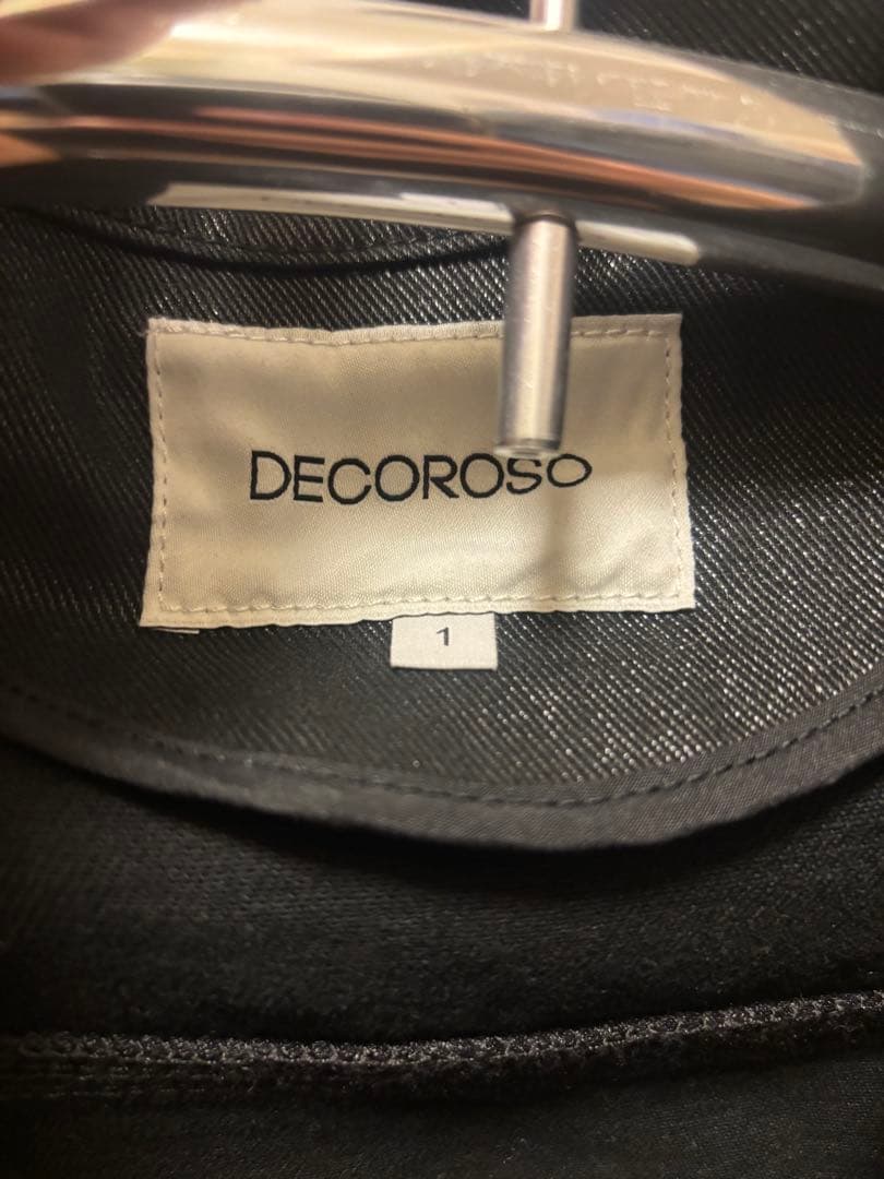 DECOROSO コーティングデニムジャケット サイズ1