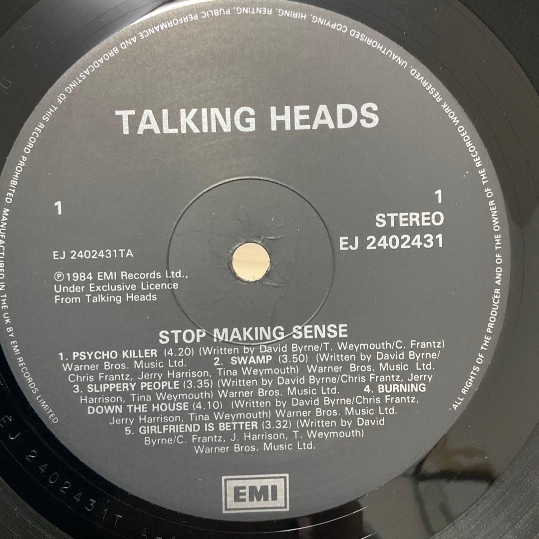 TALKING HEADS アメリカ盤レコード　トーキングヘッズ