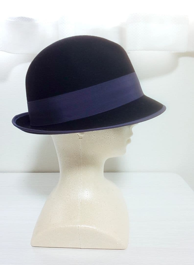 美品 Borsalino ボルサリーノ ラビットファー フェドラ 60 イタリア