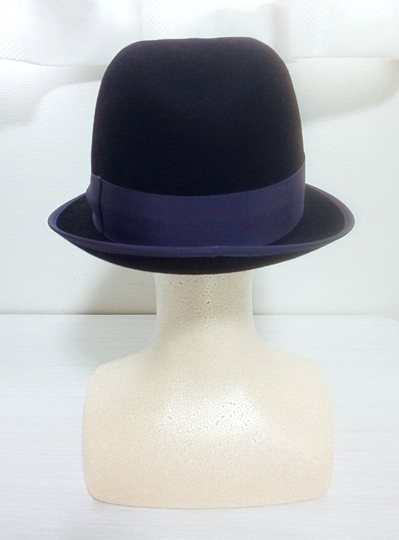 美品 Borsalino ボルサリーノ ラビットファー フェドラ 60 イタリア