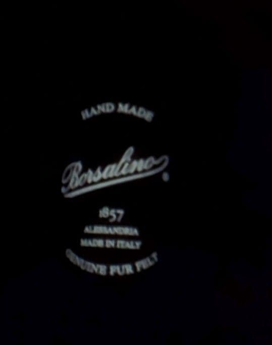 美品 Borsalino ボルサリーノ ラビットファー フェドラ 60 イタリア