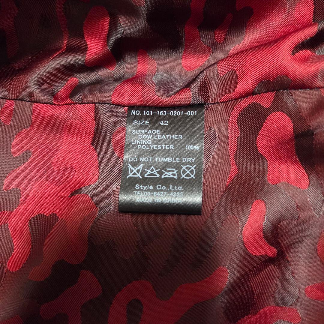 ぱん　OF THE NEIGESTYLE　ライダース　ジャケット　レザー