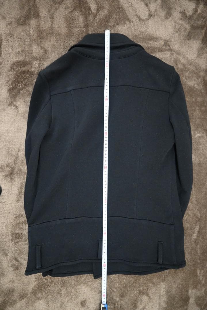 bajra バジュラ スエット素材 ダブルライダースJKT 黒 サイズ1 美品