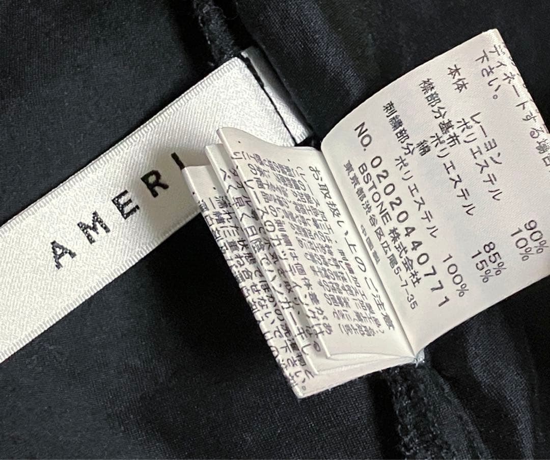 Ameri アメリEMBROIDERY COLLAR BLOUSE