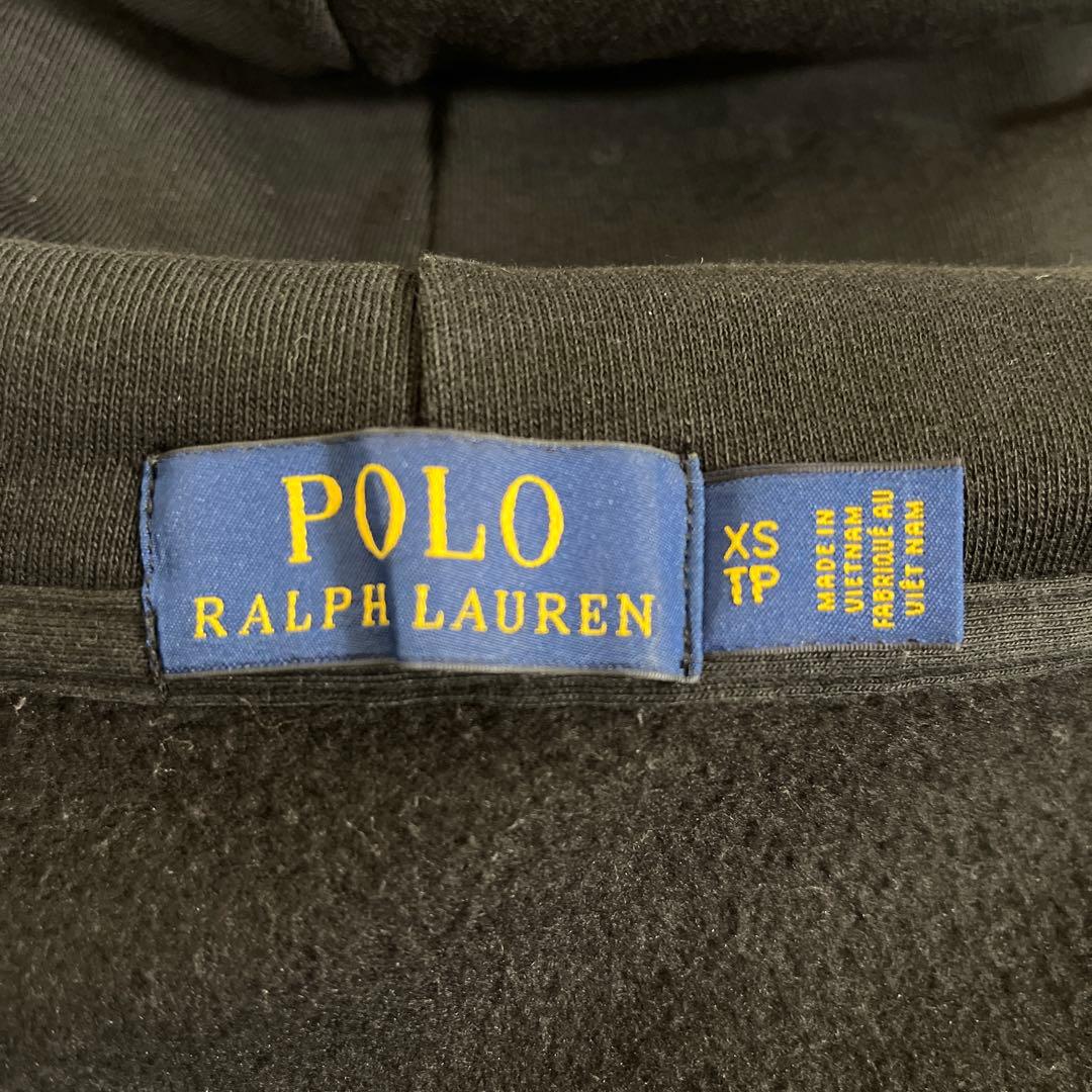 POLO ラルフローレン　ビッグポニー　プルオーバーパーカー ブラック XS