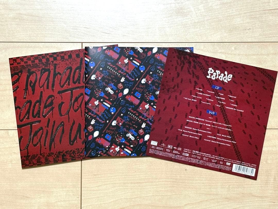 MAZZEL　Parade　MUZEUM盤　ファンクラブ限定　DVD　アルバム