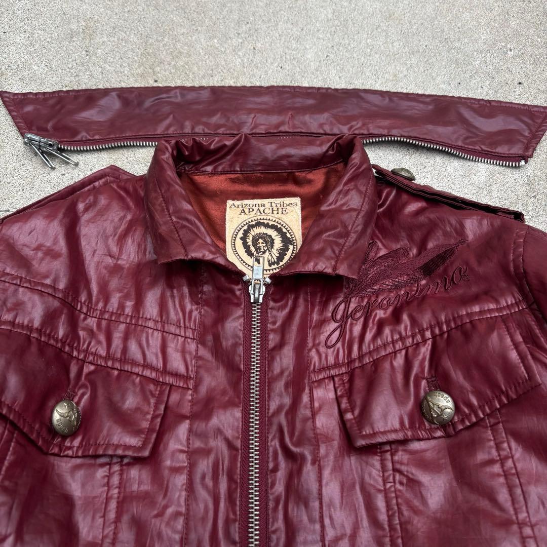 00’s archive gimmick riders jacket y2k