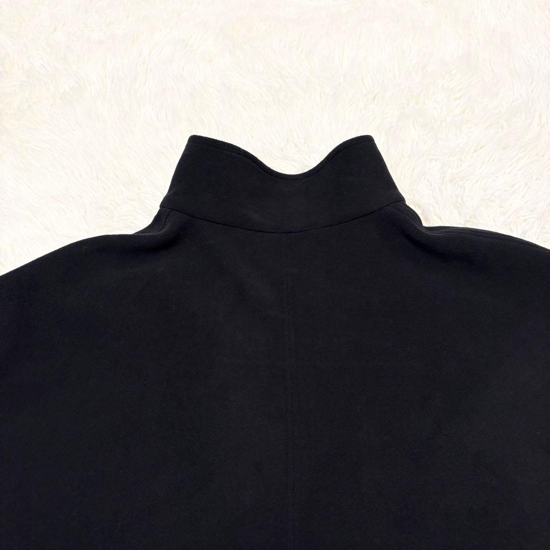 【極美品】 FENNEL ケープ ポンチョ ジャケット 黒 9号 ヤマダヤ