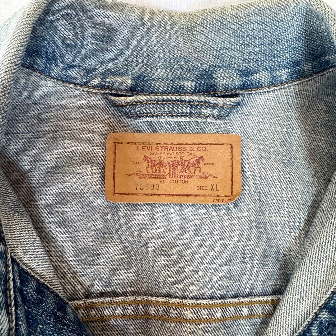 90sLevi’s70500XLユーロ企画デニムジャケット トラッカージャケット