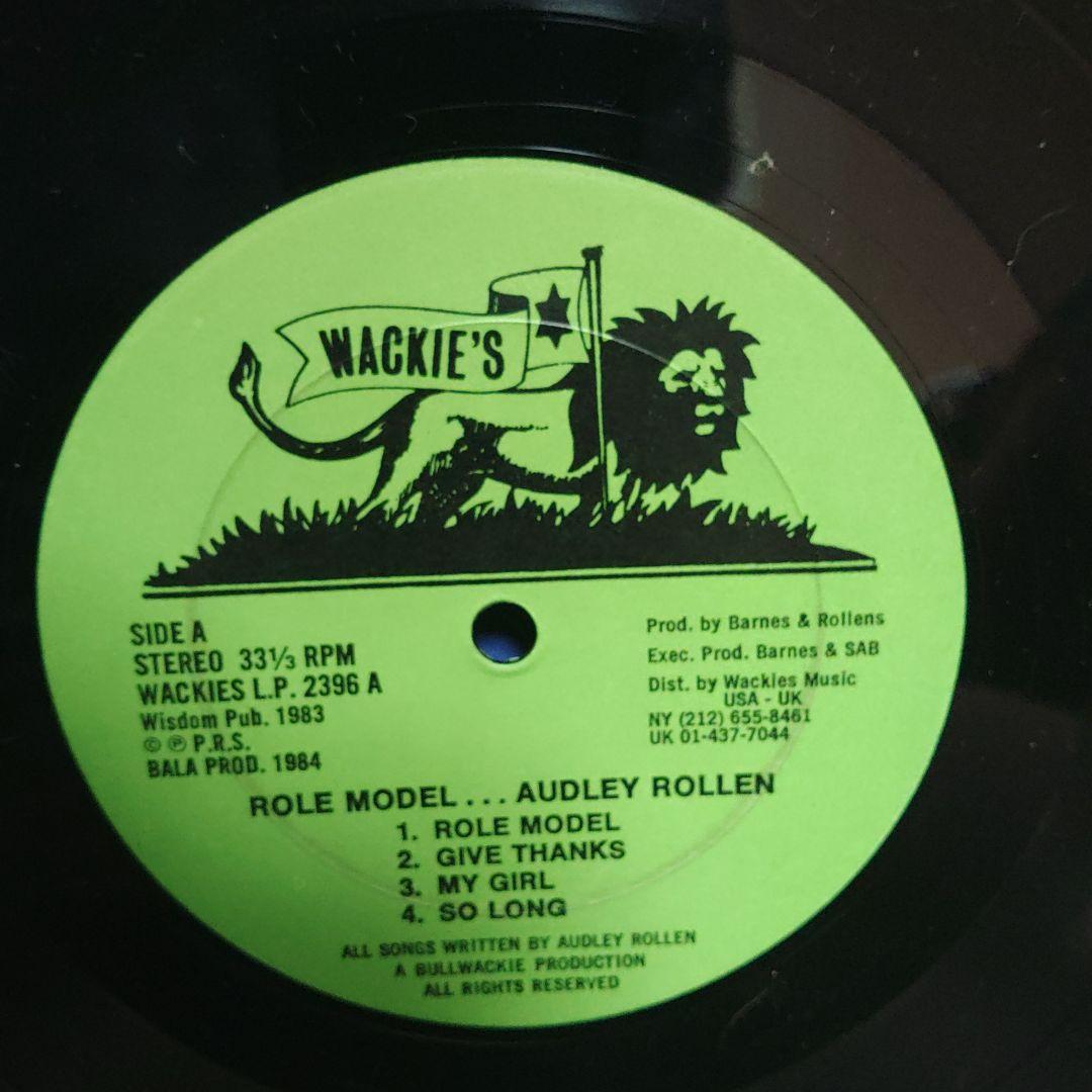 洋楽 Audley Rollins Role Model Wackie's 1984