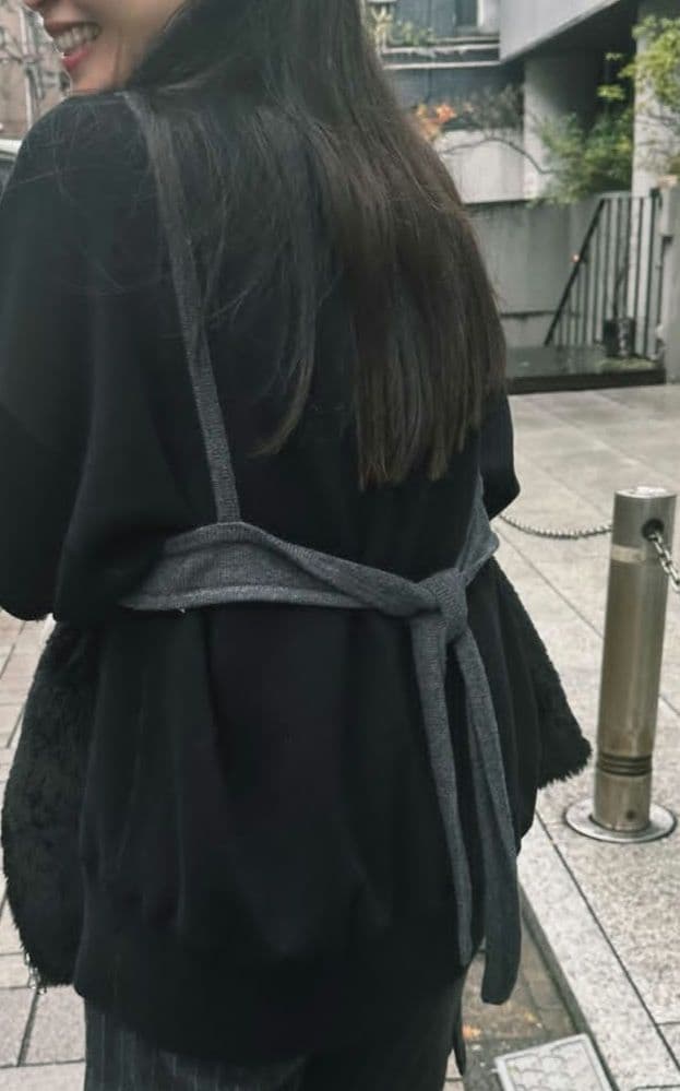 【タグ付き新品】6(ROKU) ウールカシミヤ ブラニット ビスチェ