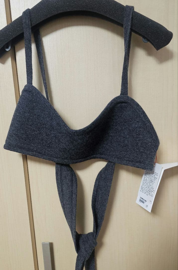【タグ付き新品】6(ROKU) ウールカシミヤ ブラニット ビスチェ