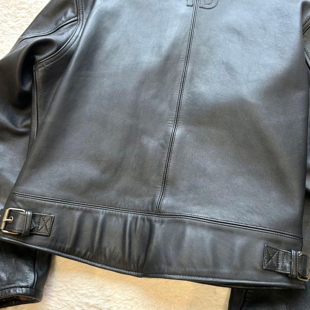【美品】西洋柄　NANKAI ナンカイ　シングルレザージャケット　希少LLサイズ