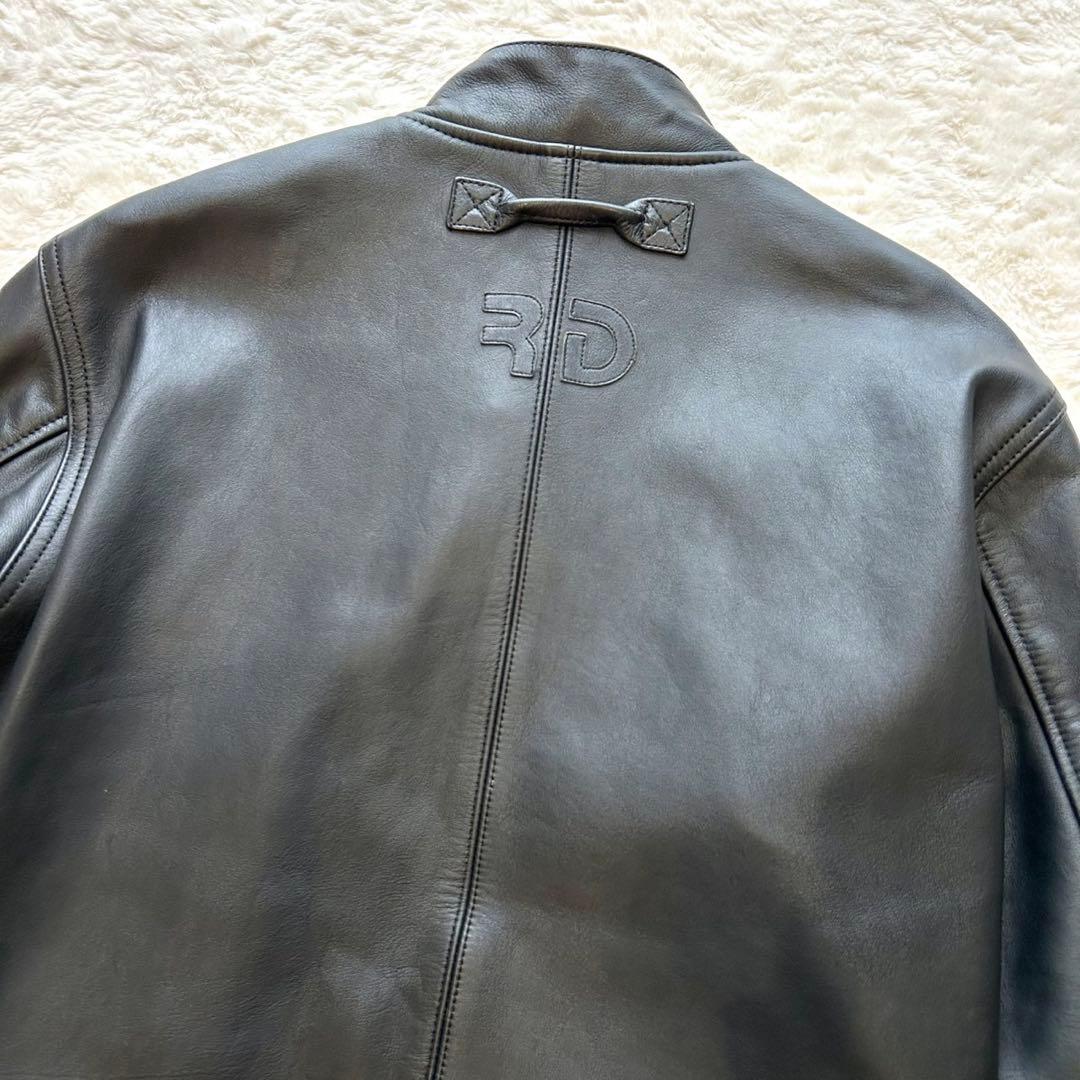 【美品】西洋柄　NANKAI ナンカイ　シングルレザージャケット　希少LLサイズ