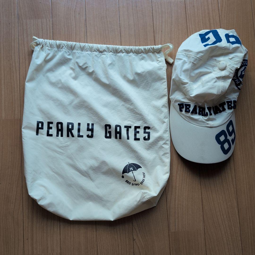 PEARLY GATES メンズレインウェア上下 4　キャップ付き