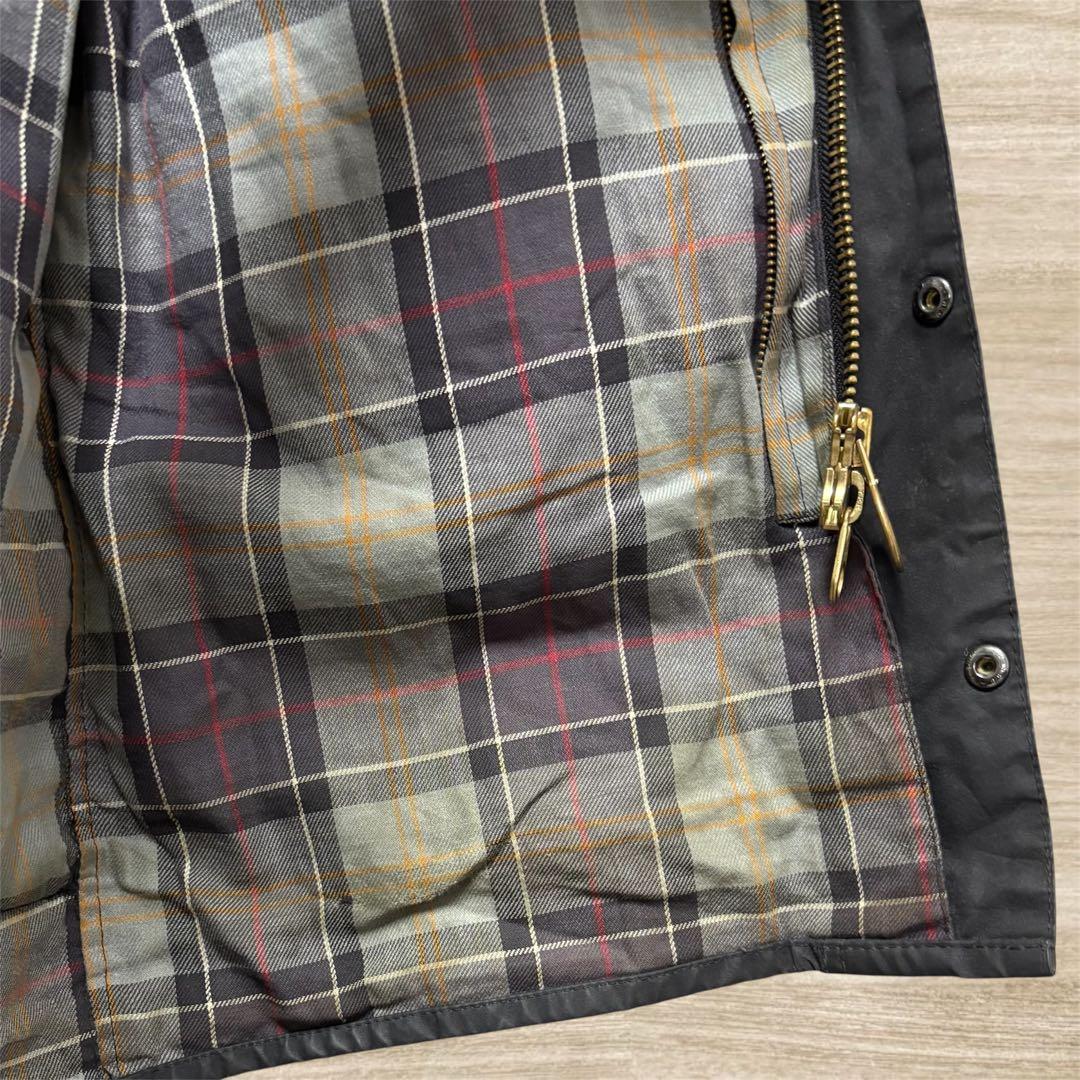 k*n様 超美品 Barbour ビュフォート オイルドジャケット 黒 L相当