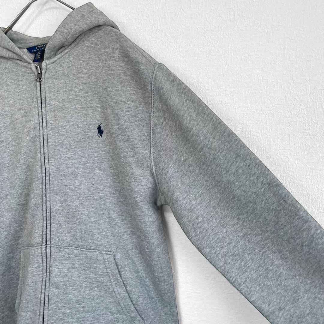 ポロラルフローレンPOLO RALPH LAURENジップアップパーカー　グレー
