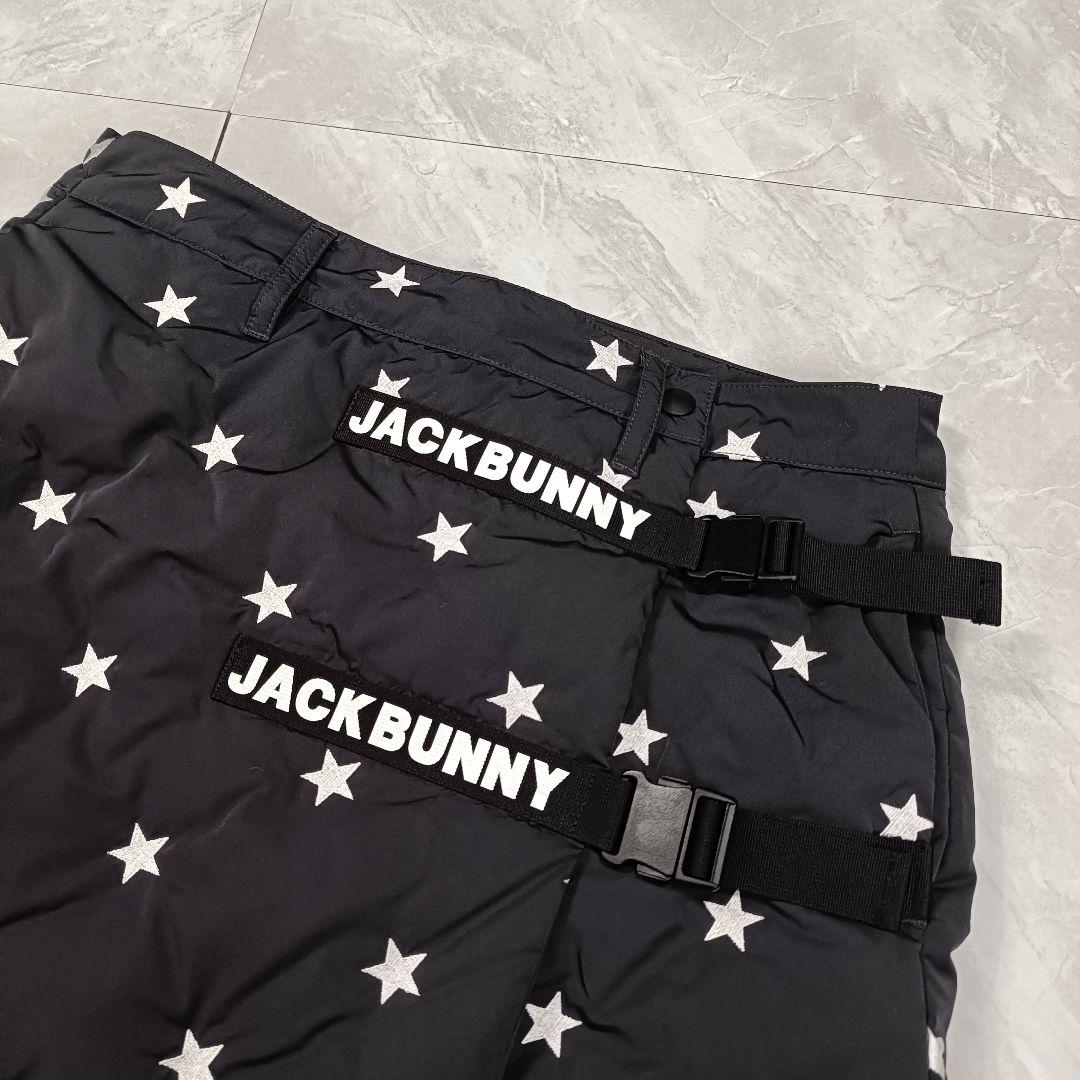 ジャックバニー ダウンスカート 星 サイズ2 L ブラック ラップスカート