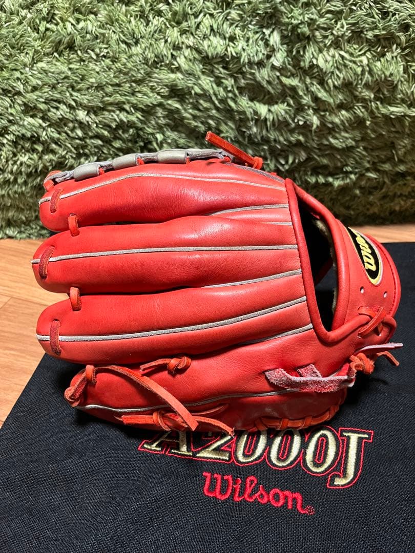 wilson PRO STAFF A2000J 硬式グローブ オレンジ×キャメル