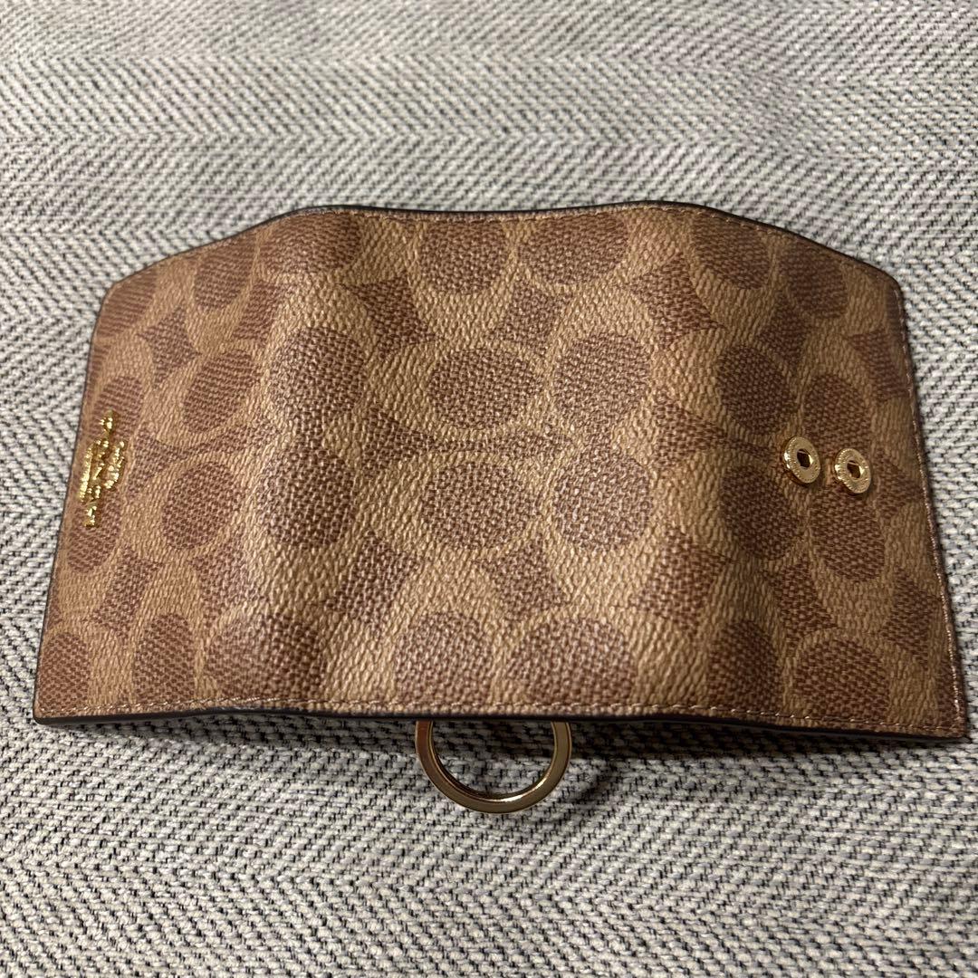 【新品同様】限界値下げCOACH ブラウン レザー キーケース