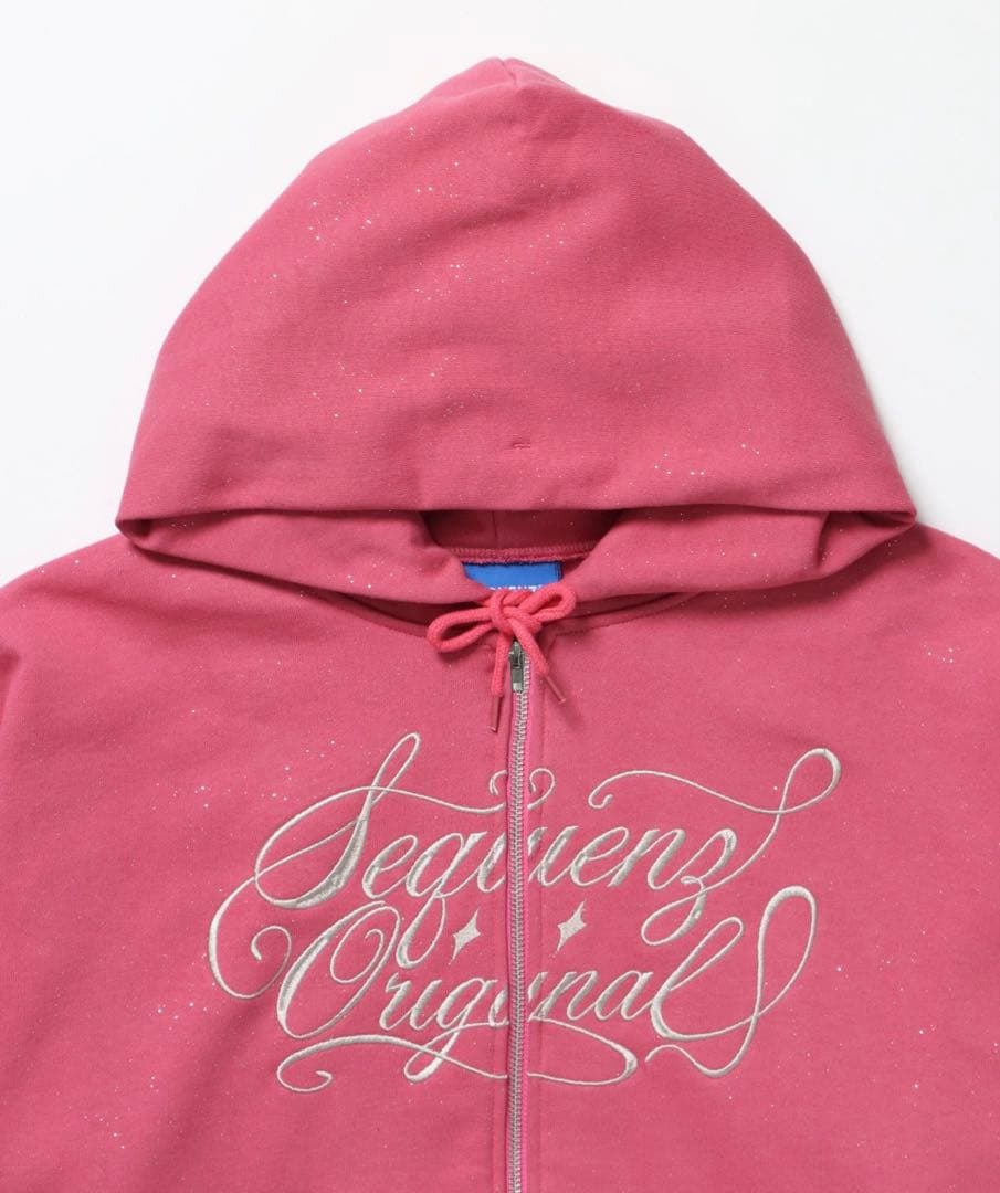 【n商品】【SEQUENZ（シークエンズ）】ピンク フード付きパーカー
