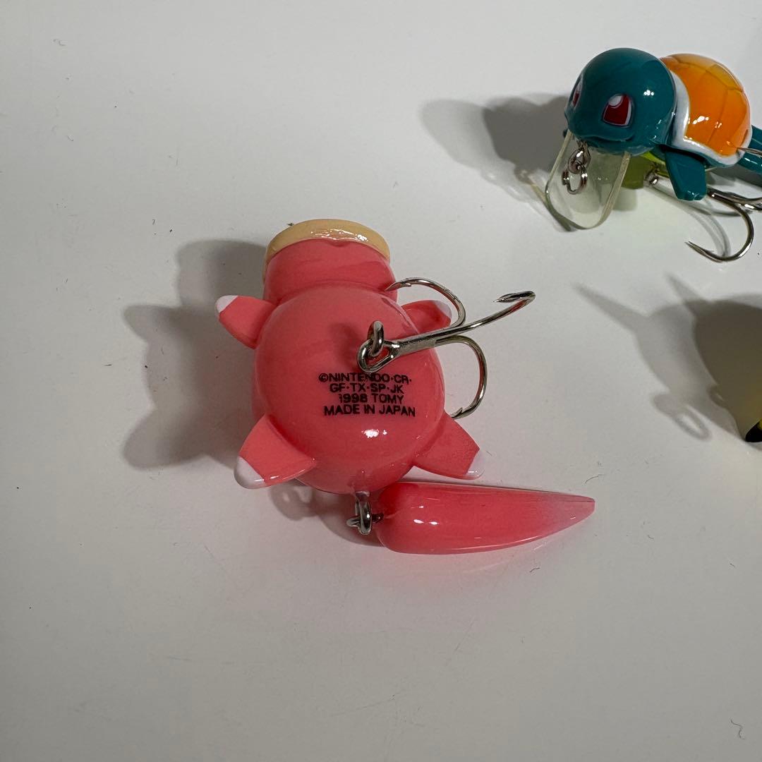 ポケモンルアー　未使用品　ピカチュウ　ヤドン　ゼニガメ　３匹セット　タカラトミー