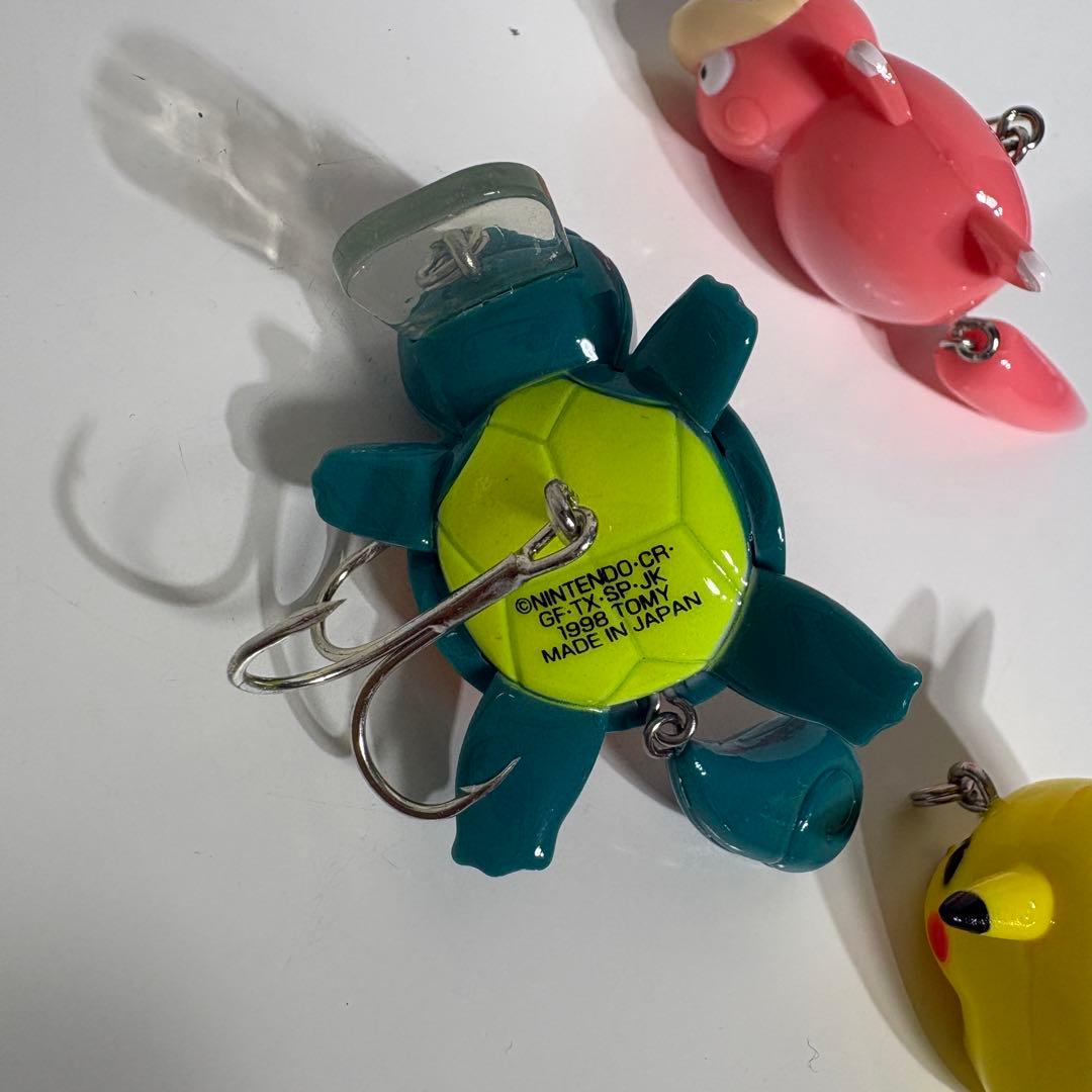 ポケモンルアー　未使用品　ピカチュウ　ヤドン　ゼニガメ　３匹セット　タカラトミー