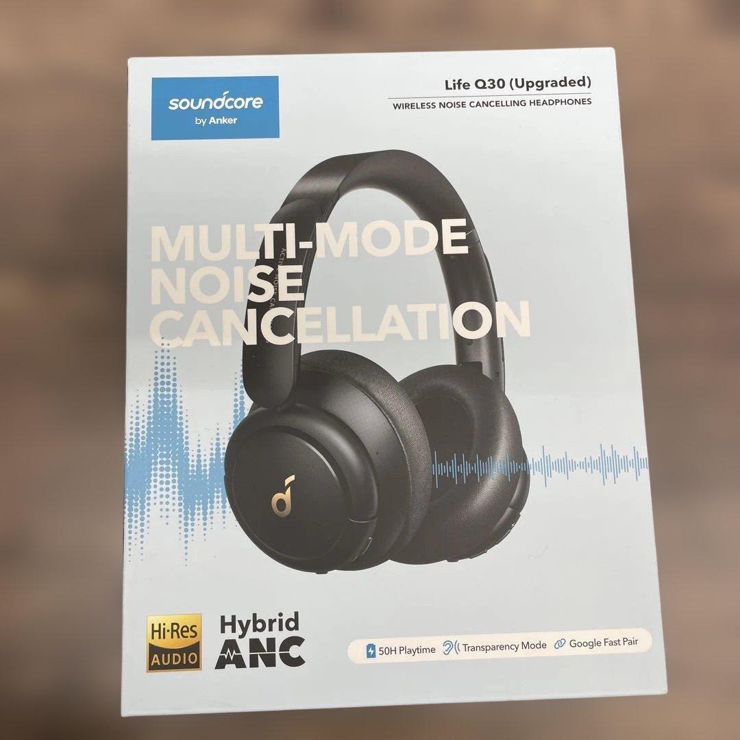 12076AnkerSoundcoreLifeQ30第2世代ワイヤレスヘッドホン