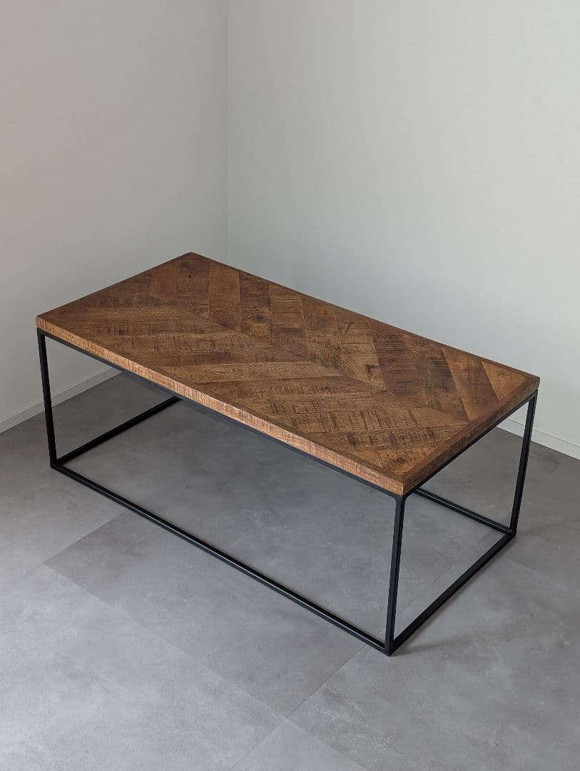 USED/LIFE FURNITURE ヘリンボーンテーブル インダストリアル
