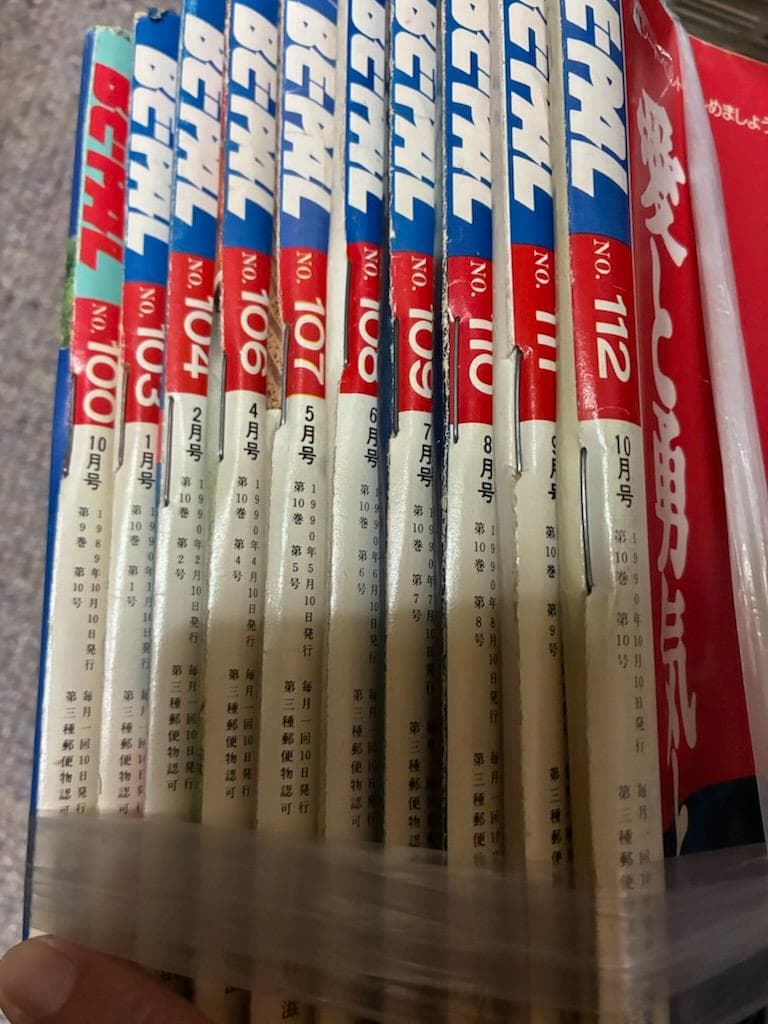 BE-PAL　ビーパル バックナンバー　1989.10～2006.1　ばら売り可