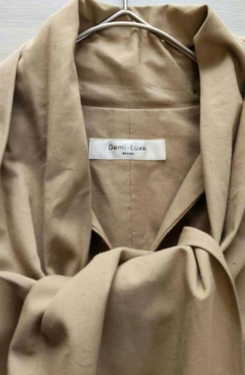 【新品未使用】Demi-Luxe BEAMS シルク コットン リボンワンピース