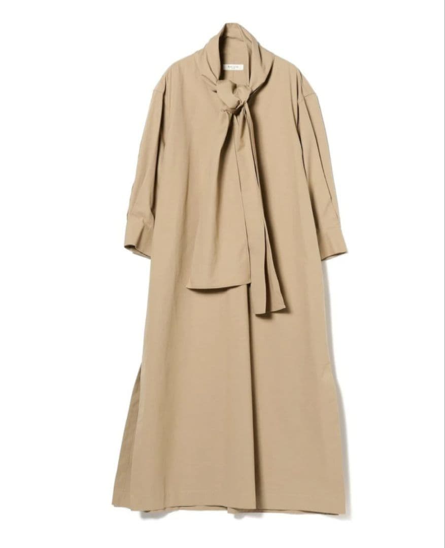 【新品未使用】Demi-Luxe BEAMS シルク コットン リボンワンピース
