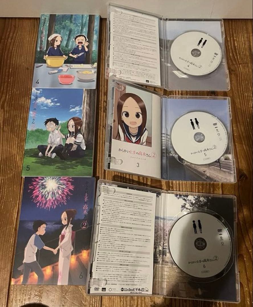 からかい上手の高木さん2期　全6巻　全巻セット　※Blu-rayではなくDVD