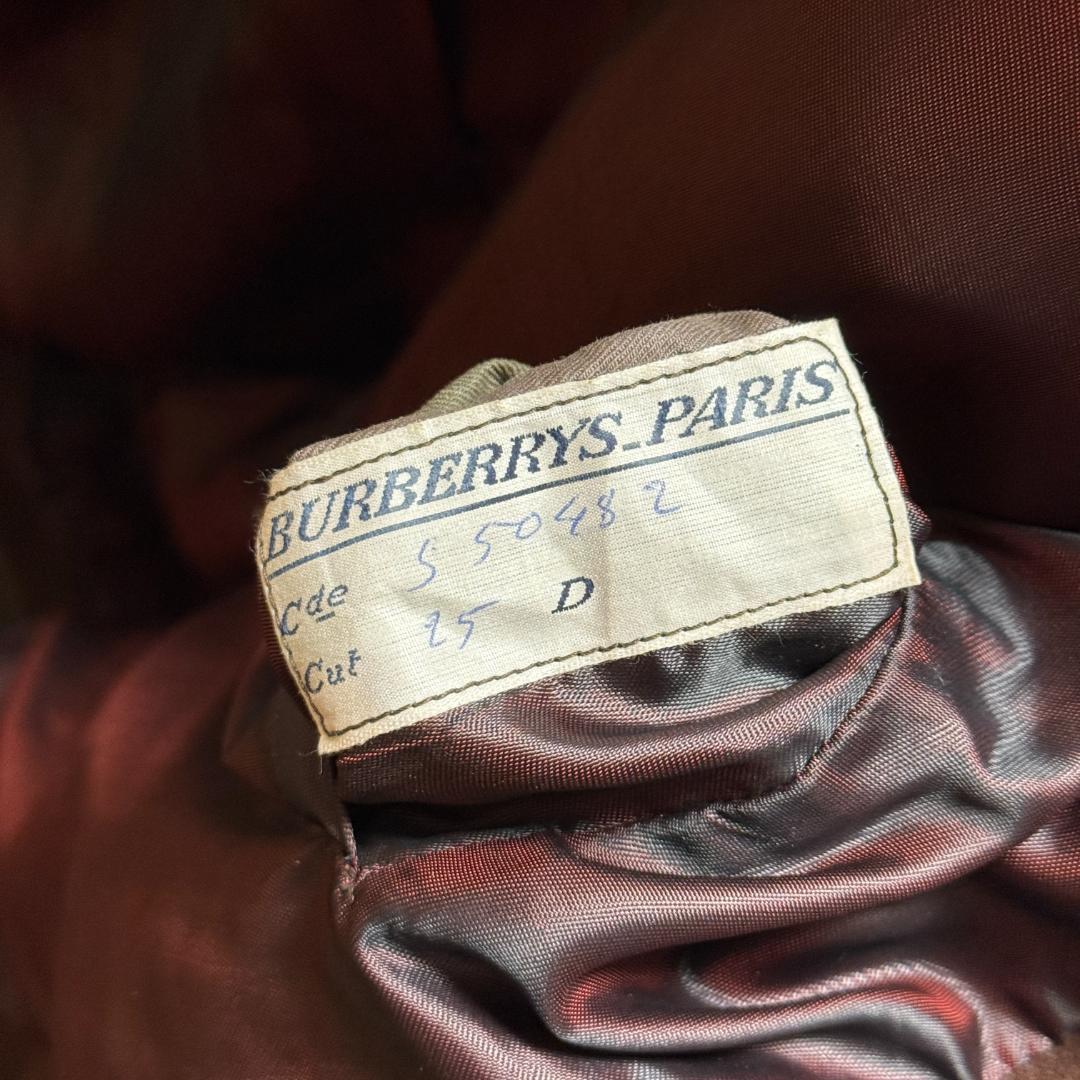 40-50s BURBERRYS PARIS suede jacketフランス製