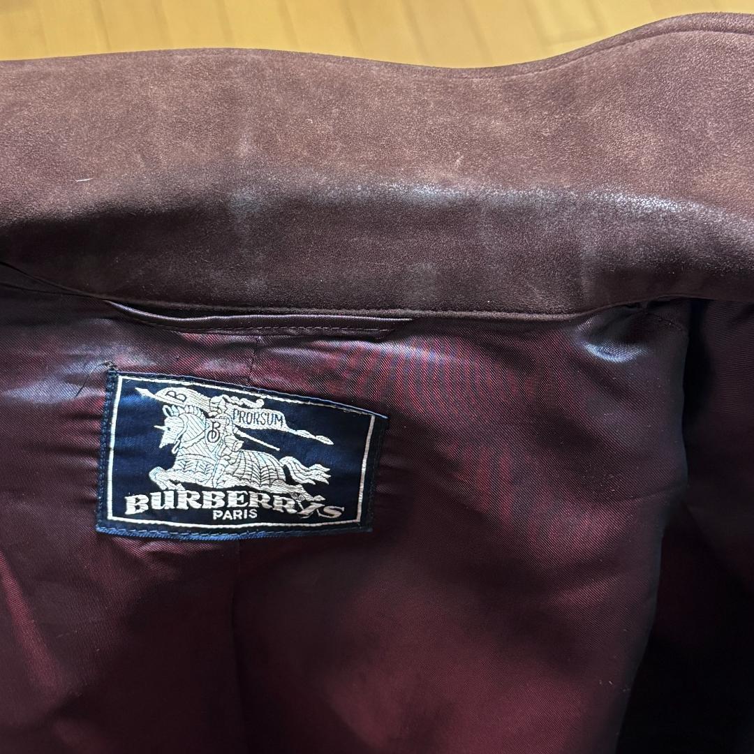 40-50s BURBERRYS PARIS suede jacketフランス製
