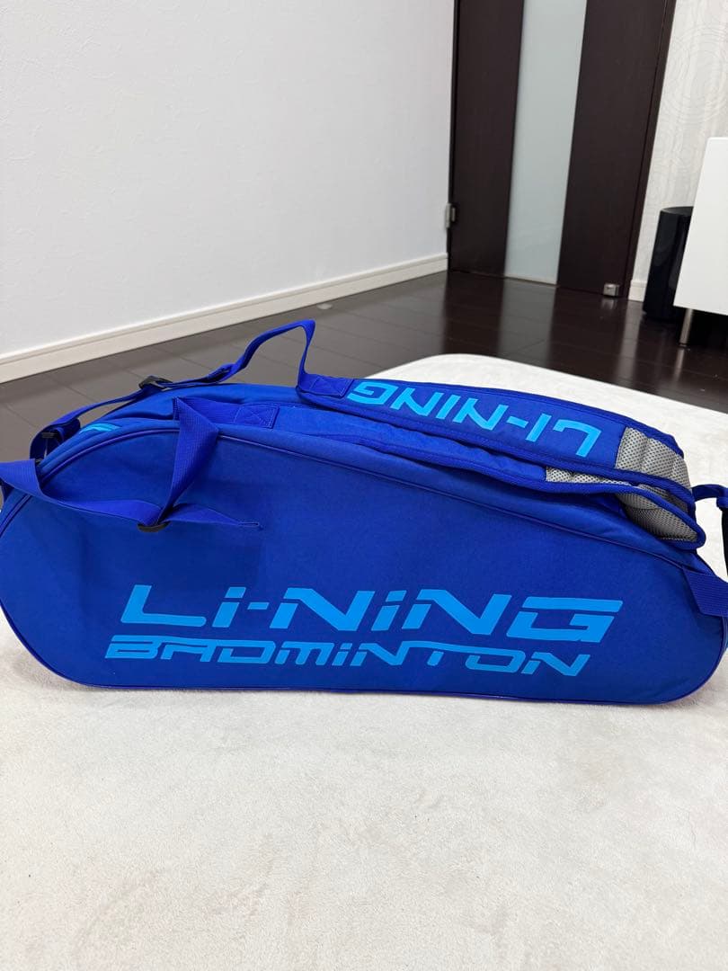 《最終価格》Li-Ning バドミントンバッグ 青 新品未使用